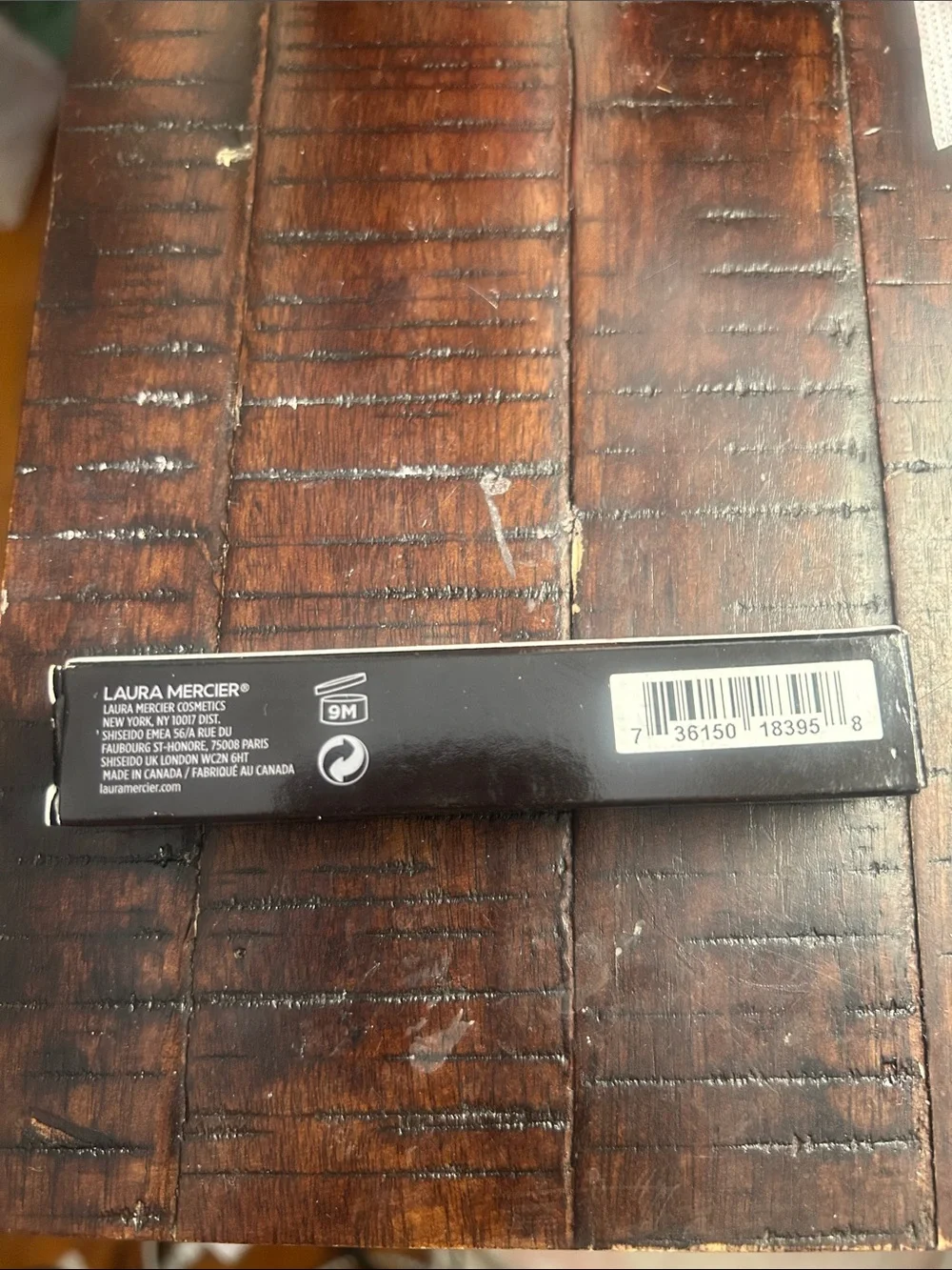 Laura Mercier Lipstick Crayon in Dark Brown-Black Box